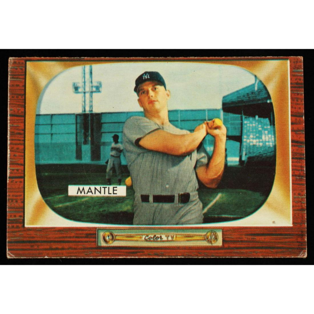 Mickey Mantle 1955 Bowman #202 (1 of 1)