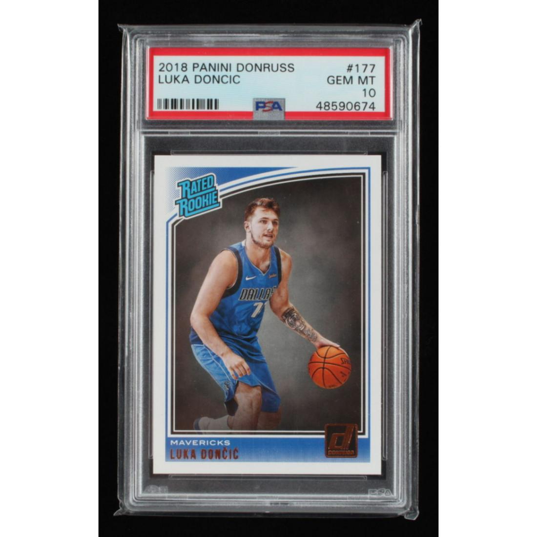 Luka Doncic 2018-19 Donruss #177 RR RC (PSA 10) (1 of 1)