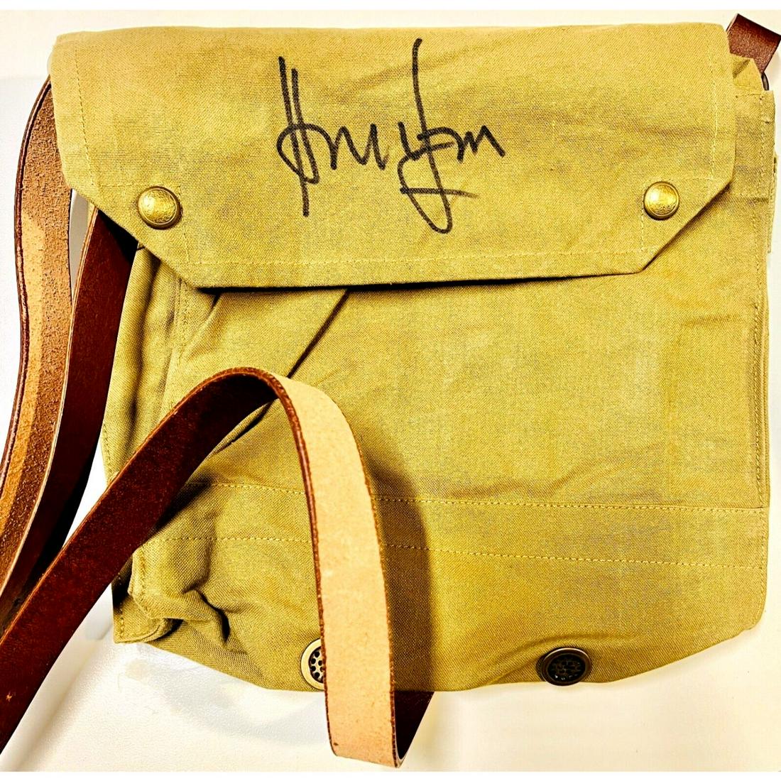 Harrison Ford Signed Indiana Jones Satchel Bag Beckett BAS Sticker only (1 of 2)