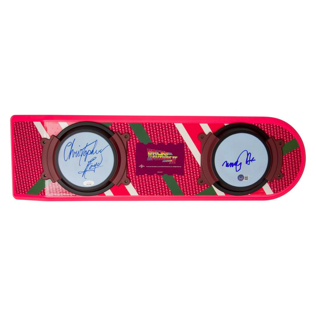 Christopher Lloyd & Michael J. Fox Signed Back to the Future Replica Hoverboard (JSA & Beckett (1 of 1)