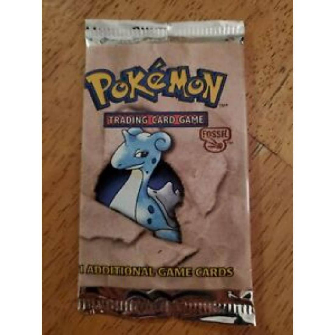 Pokemon Fossil Booster Pack FACTORY SEALED LAPRAS: Pokemon Fossil Booster Pack FACTORY SEALED LAPRAS