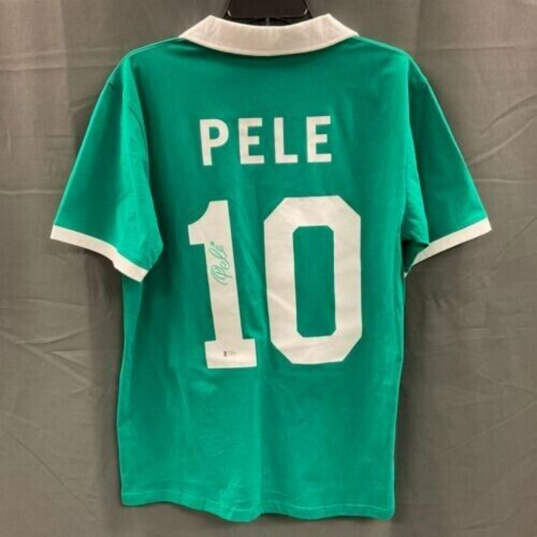 Pele Signed New York Cosmos Soccer Jersey AUTO Autographed BAS COA (1 of 1)