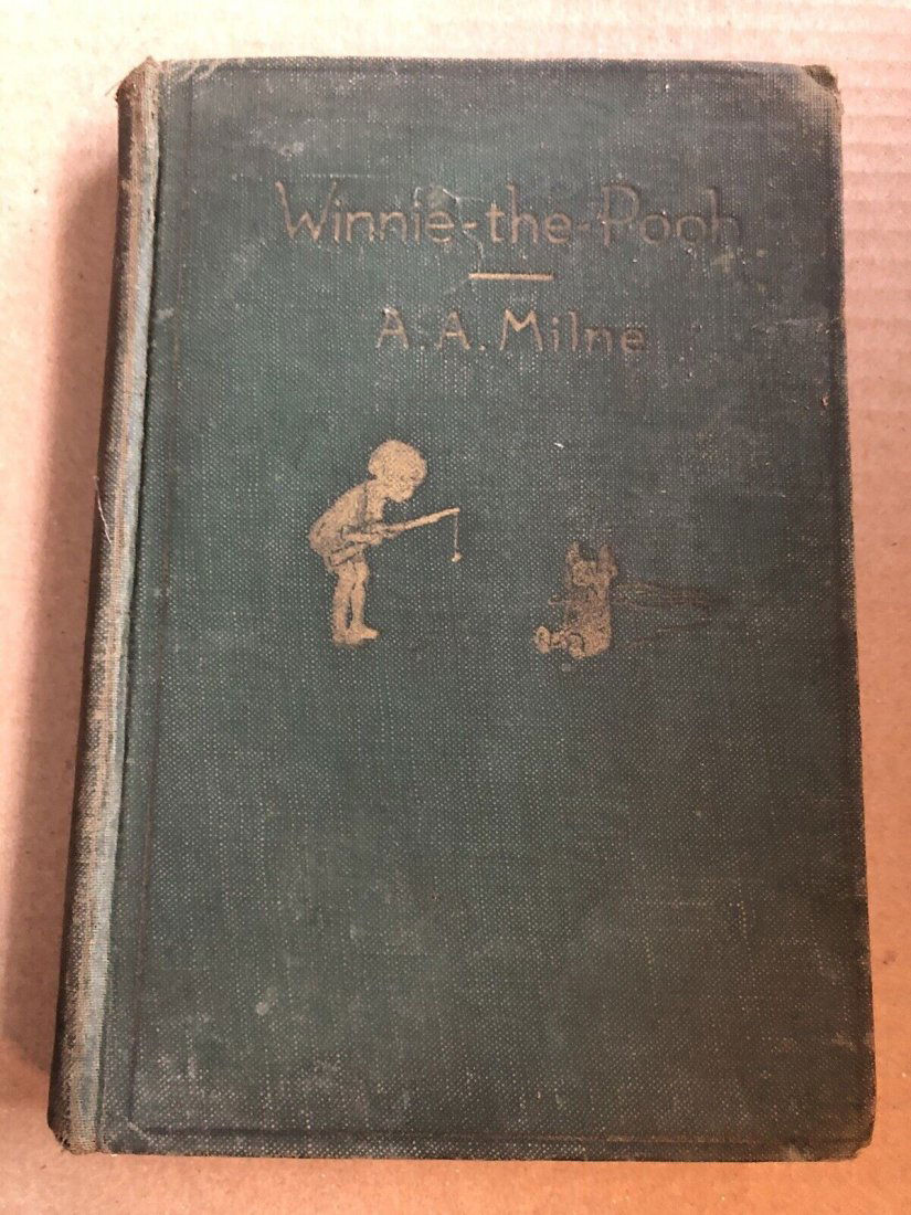 (Original) 1st print Winnie the Pooh 1926 American Dutton A.A Milne Book (1 of 2)