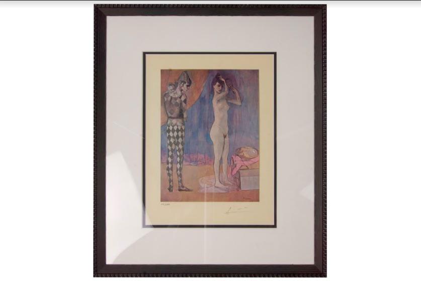 Pablo Picasso "The Harlequin's Family,1905" Painting (1954) (1 of 1)