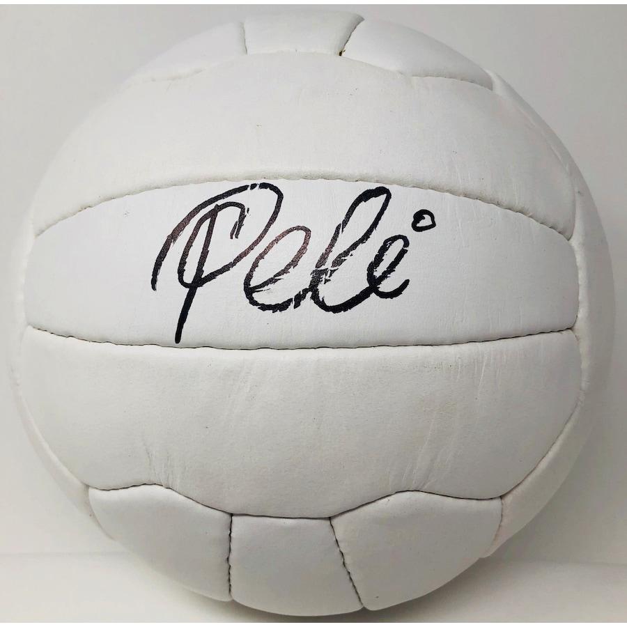 1958 WORLD CUP Pele Signed Leather Vintage Soccer Ball Autographed BAS COA (1 of 1)