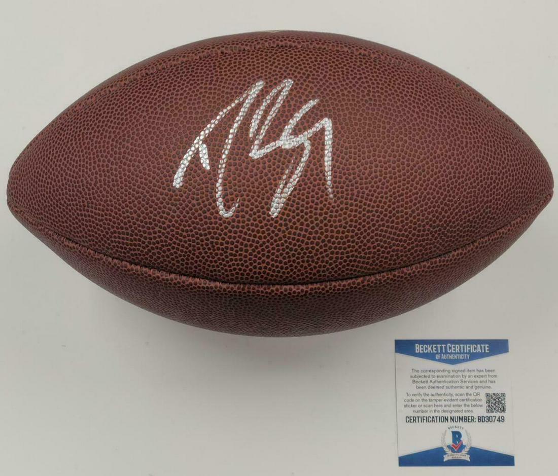 Drew Brees Signed Football (Beckett COA) (1 of 2)