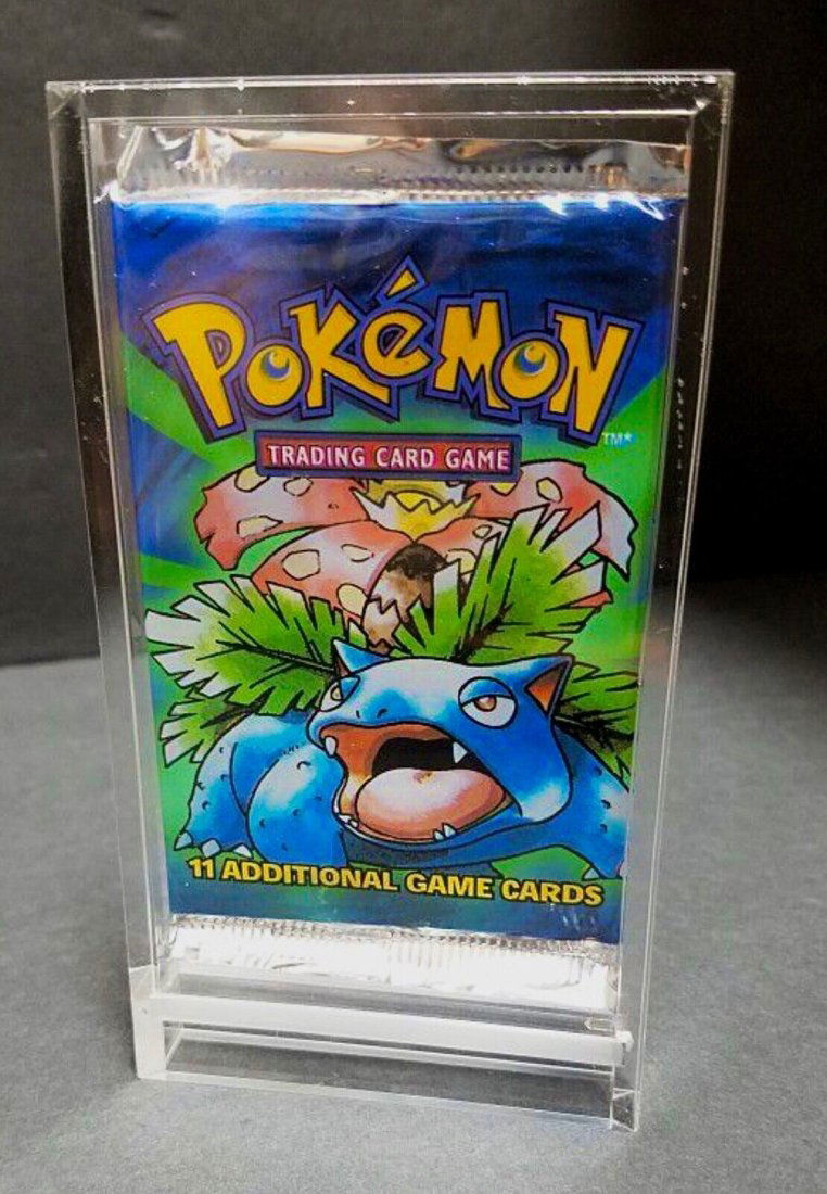 Heavy Pokemon Base Set Booster Pack MINT Venasaur Sealed 1999 WOTC shadowless? (1 of 1)