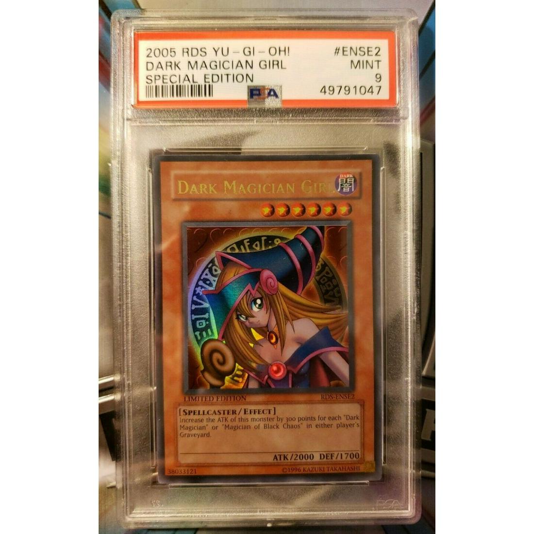Yugioh Dark Magician Girl RDS-ENSE2 Ultra Rare Limited Edition PSA 9 Mint: Yugioh Dark Magician Girl RDS-ENSE2 Ultra Rare Limited Edition PSA 9 Mint