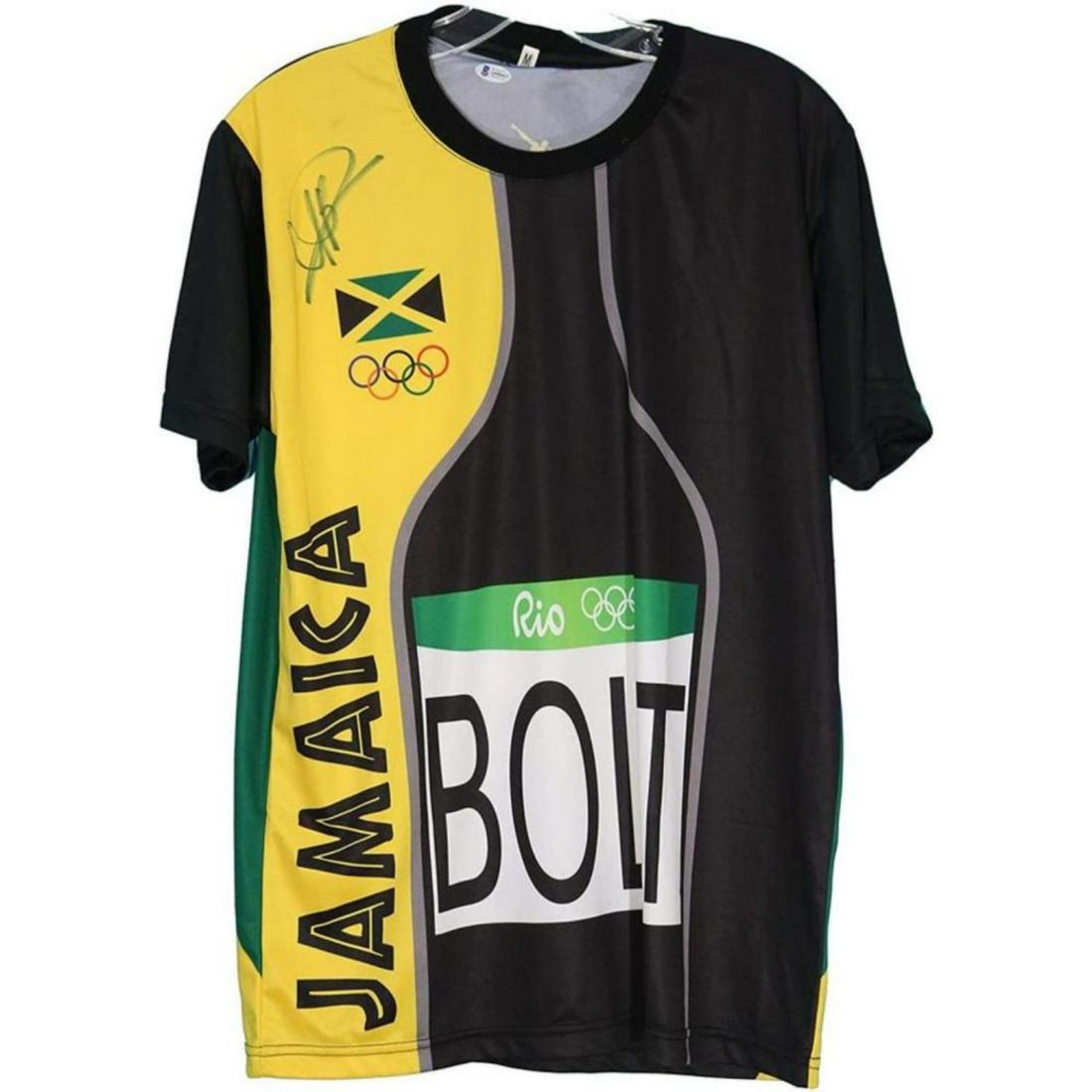 Usain Bolt Signed Autographed Track Jersey Beckett JSA COA (1 of 1)