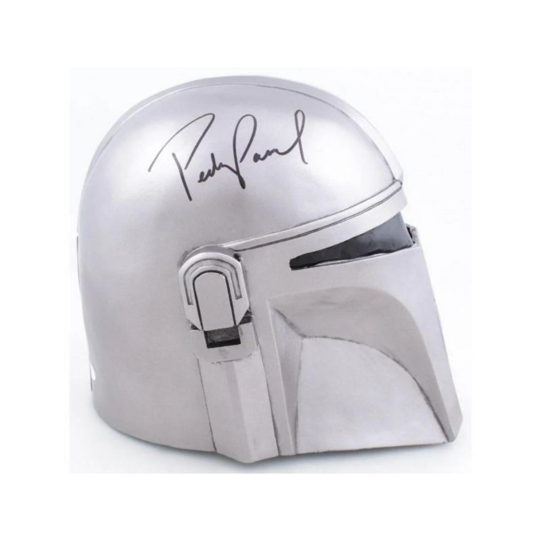 Pedro Pascal Signed "The Mandalorian" Full-Size Helmet (1 of 2)