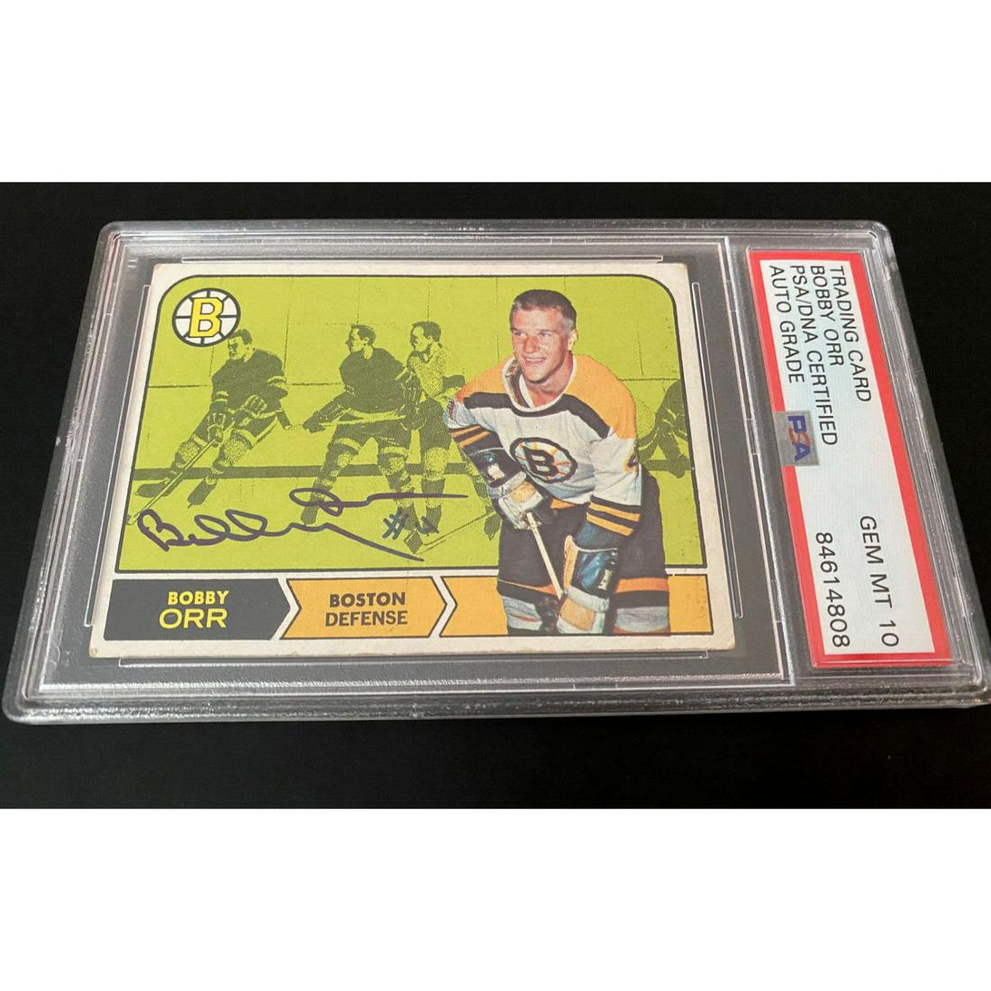 Bobby Orr Signed 1968 Topps #2 (PSA 10 Auto) (1 of 3)