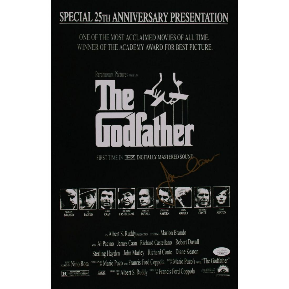 James Caan Signed 11x17 The Godfather Mini Poster Photo Gem Mint JSA certified (1 of 1)