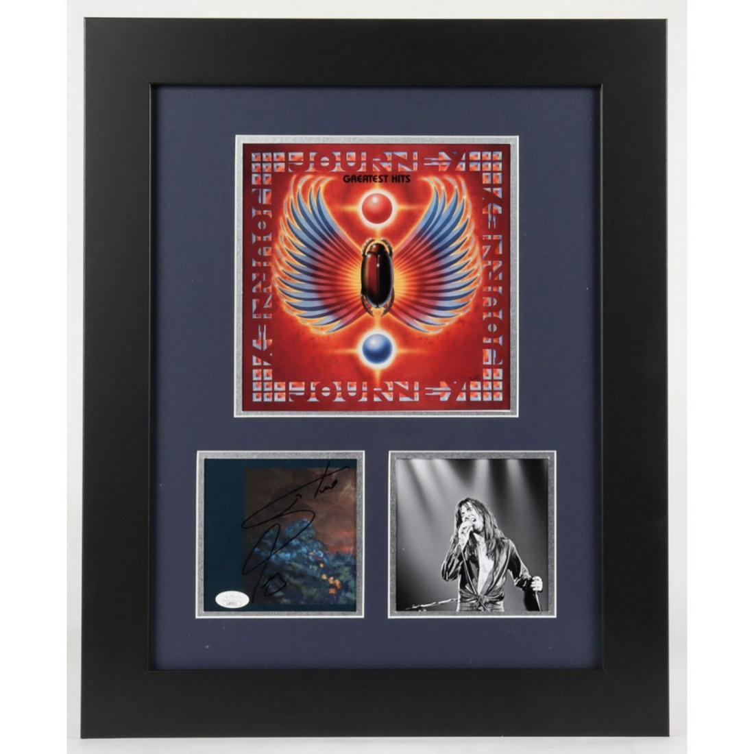 Steve Perry Signed 17x21 Custom Framed Journey "Greatest Hits" Album Photo Display (JSA COA) (1 of 1)