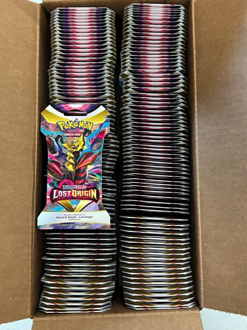 Pokemon TCG Sword & Shield Lost Origin Factory Sealed Booster Pack Case (144x Packs) (1 of 1)