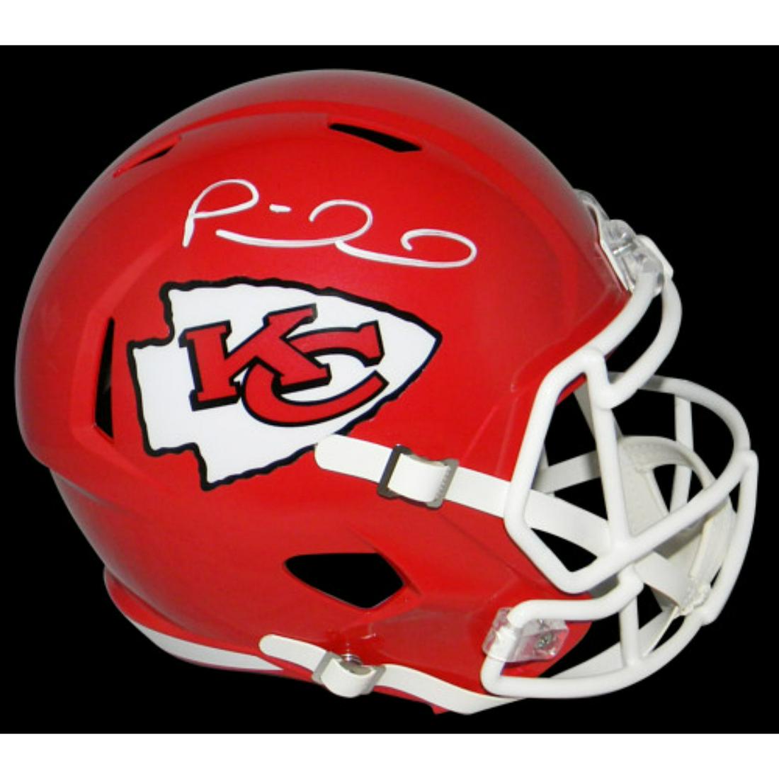 PATRICK MAHOMES AUTOGRAPHED KANSAS CITY CHIEFS FULL SIZE SPEED HELMET BECKETT (1 of 1)