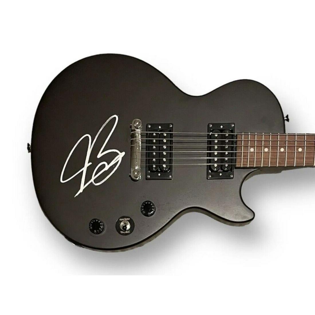 Joe Bonamassa Signed Epiphone Les Paul Black Electric Guitar Rare JSA COA (1 of 2)