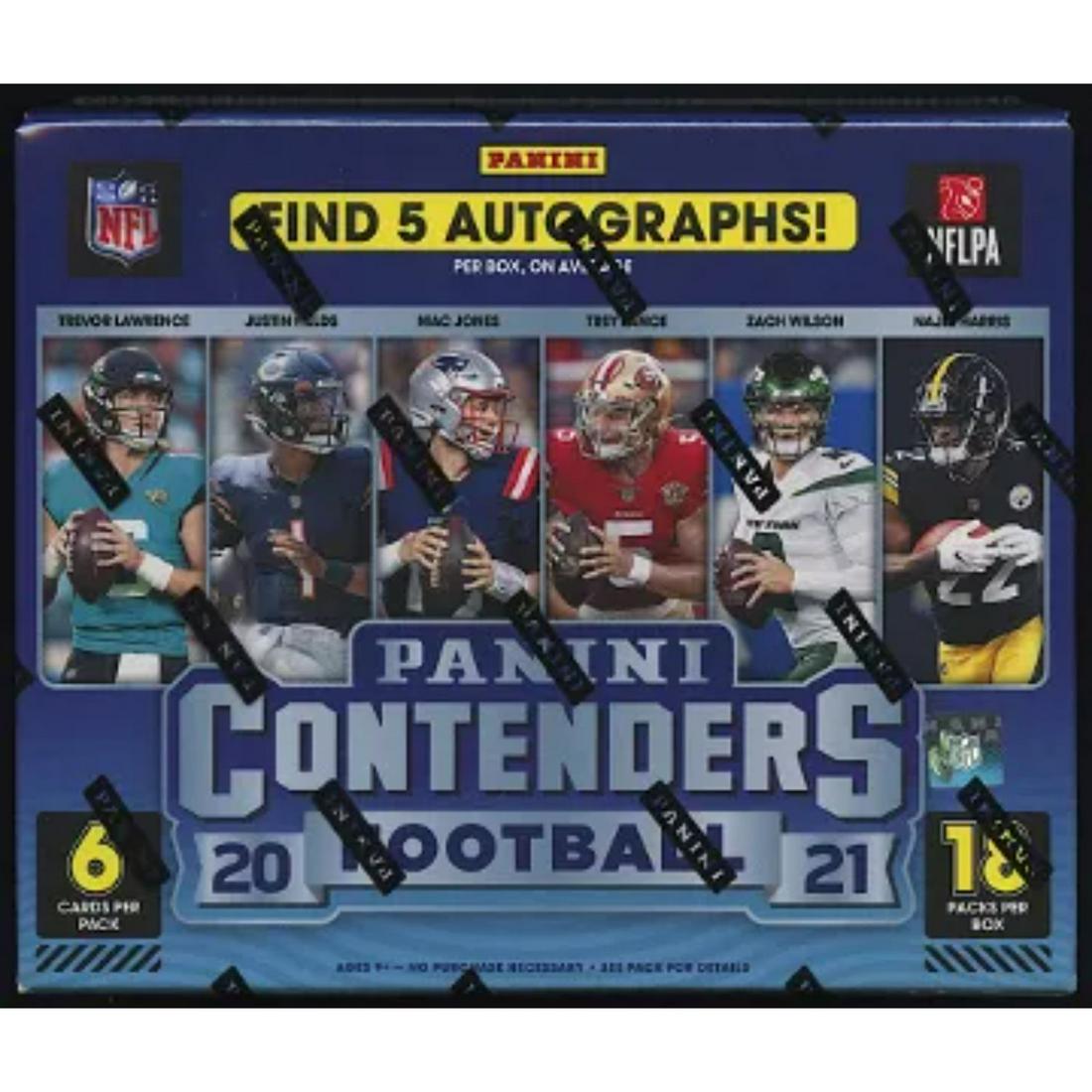 2021 Panini Contenders Football Hobby Box (1 of 1)