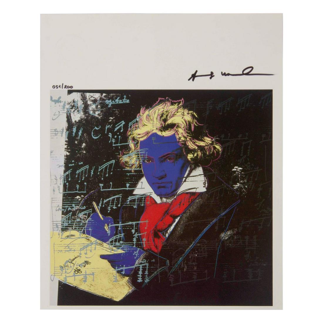 Andy Warhol Original Print Signed with Certificate Of Authenticity (1 of 2)