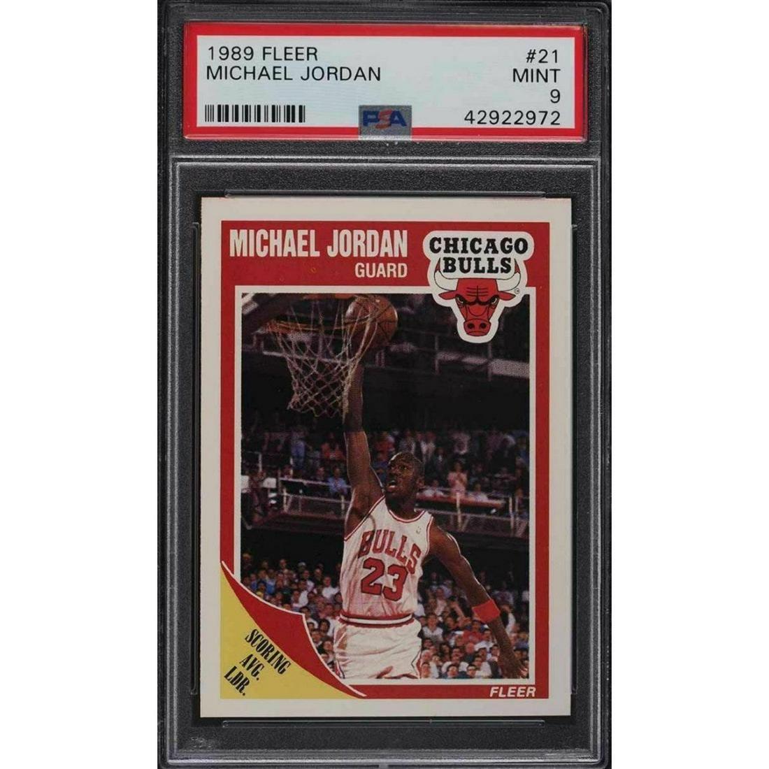 1989 Fleer Michael Jordan #21 PSA 9 MINT (1 of 1)