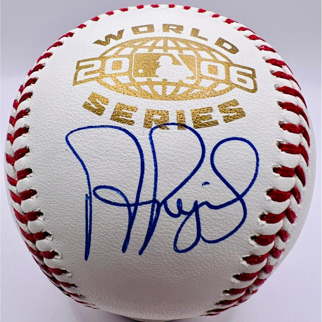 Albert Pujols Signed Official 2006 World Series Baseball (Beckett COA) (1 of 2)
