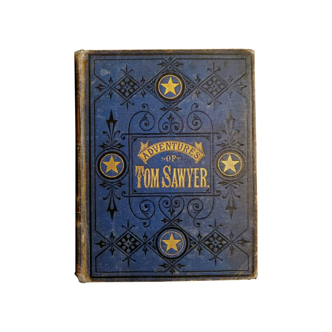 Original The Adventures of Tom Sawyer ~1st Edition, 2nd Printing~ Book By Mark Twain (1 of 4)