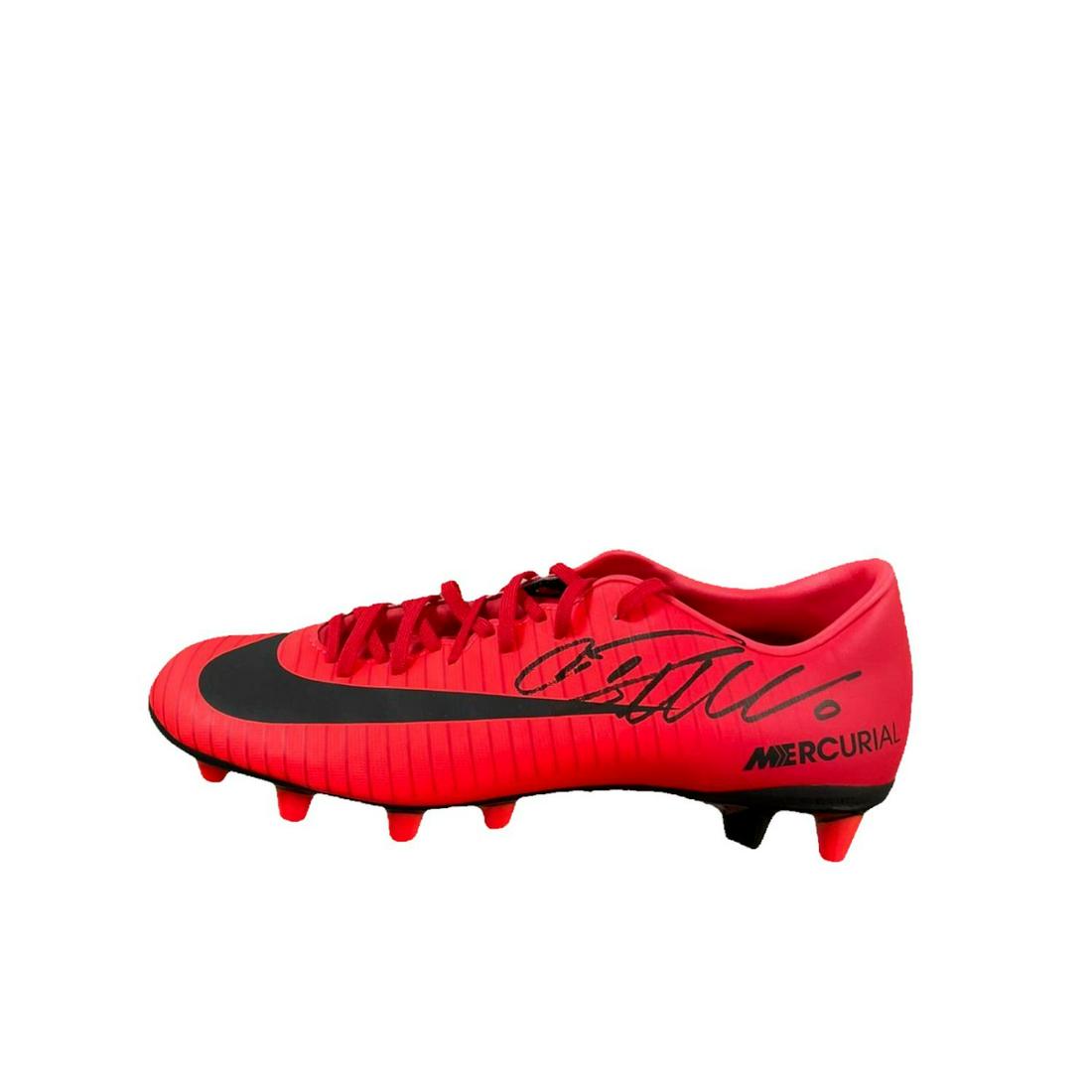 Cristiano Ronaldo Signed Soccer Cleat (Beckett): Cristiano Ronaldo Signed Soccer Cleat (Beckett)