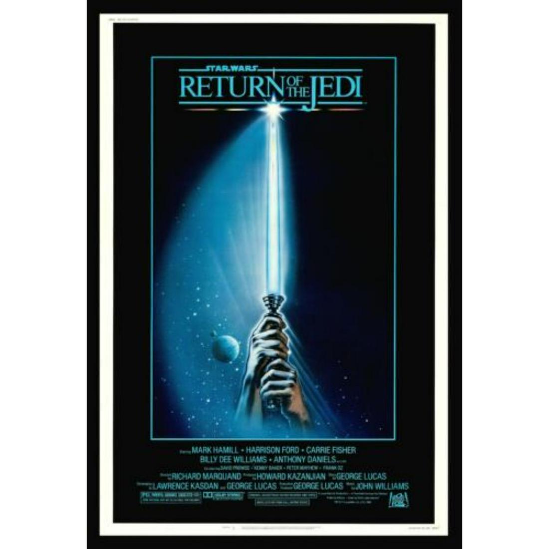 RETURN OF THE JEDI 40x60 MOVIE POSTER HUGE STAR WARS 1983 (1 of 1)