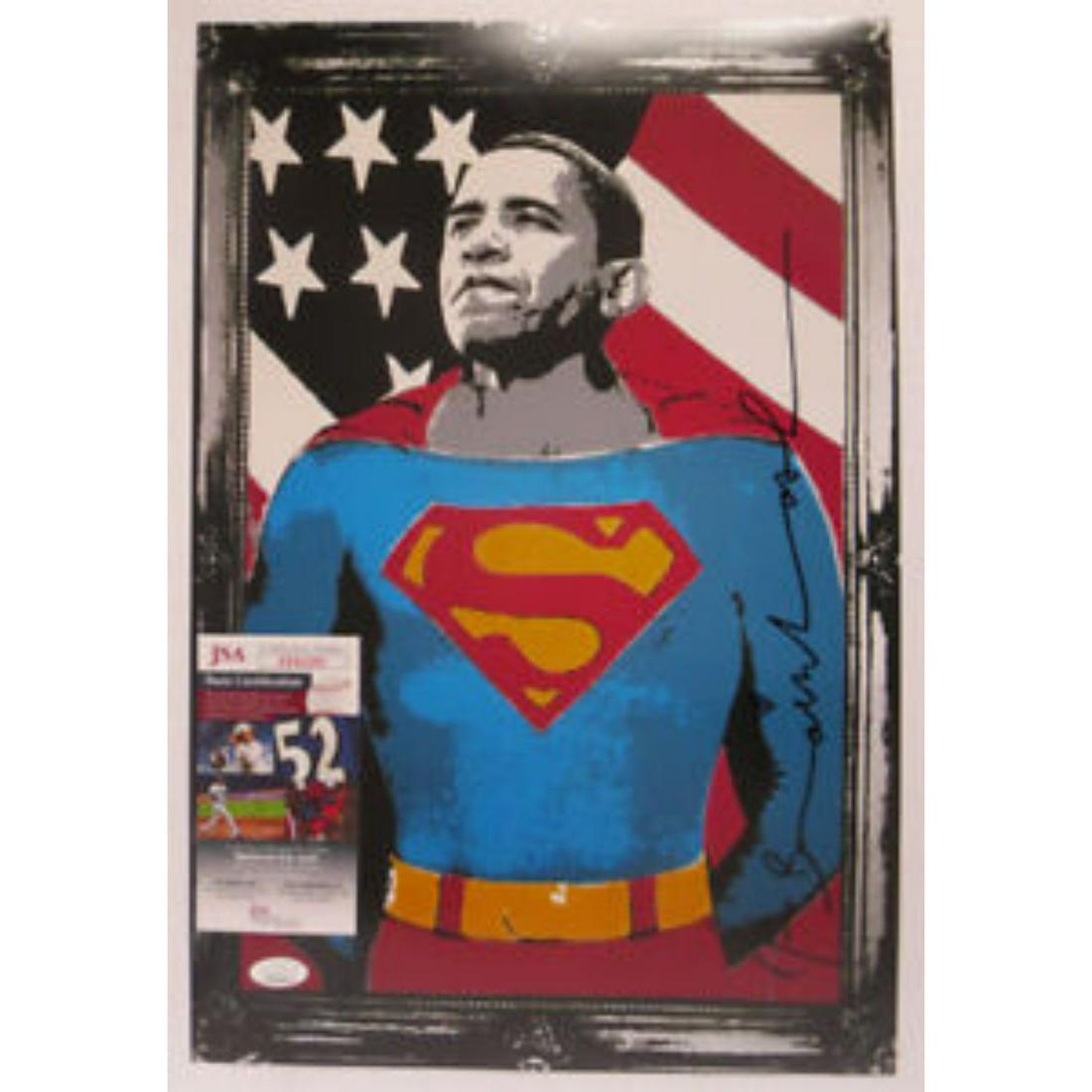 Mr Brainwash Signed 12x18 Poster Photo Print (JSA COA) (1 of 1)