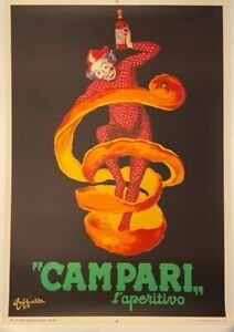 Original Vintage Campari L'aperitivo by Leonetto Cappiello, 1950 (1 of 1)