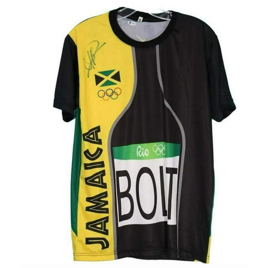 Usain Bolt Signed Autographed Track Jersey Beckett BAS (1 of 1)