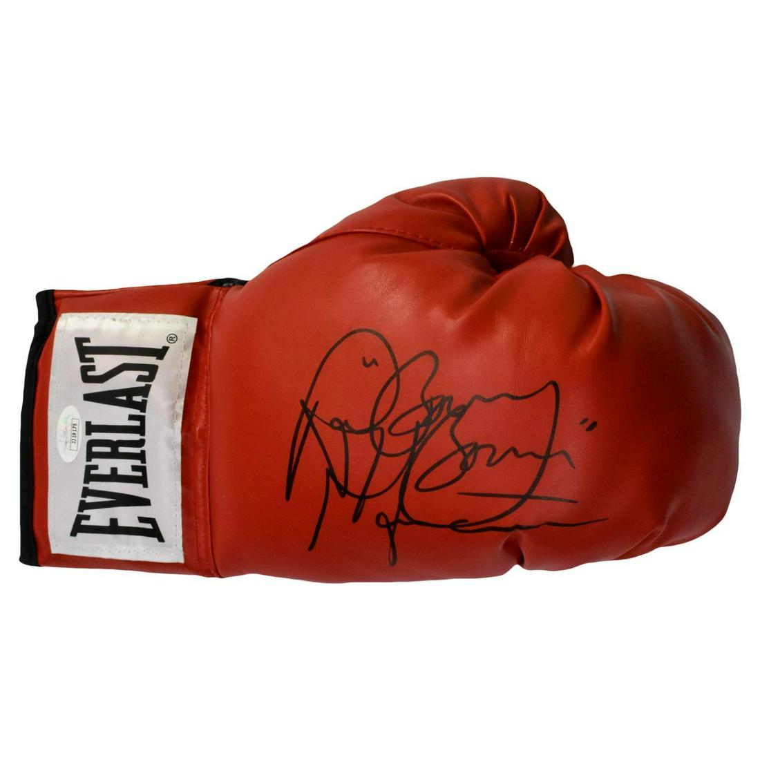 Ray "Boom Boom" Mancini Autographed Red Everlast Boxing Glove JSA COA (1 of 1)