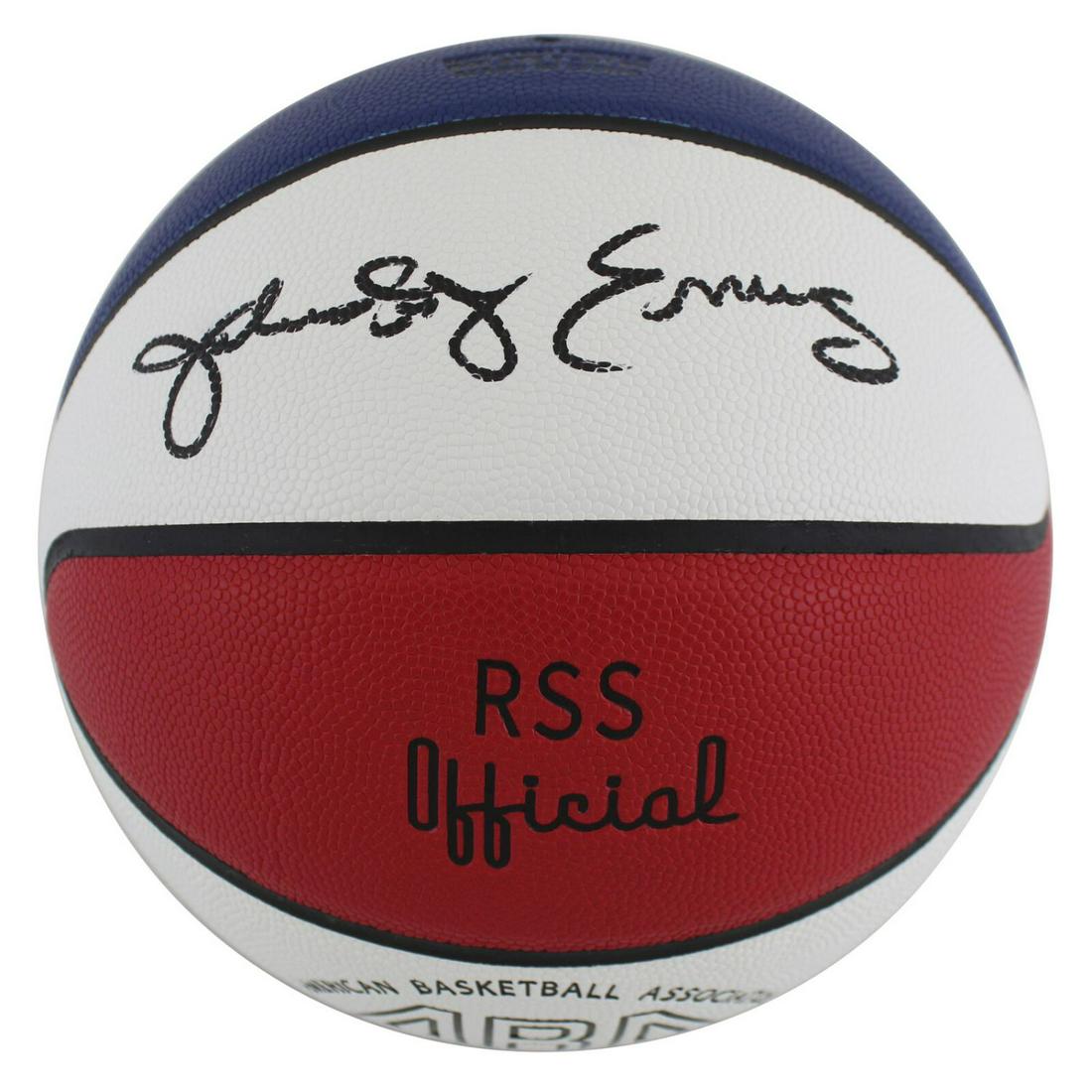 Julius Erving Signed ABA Basketball (Beckett COA) (1 of 3)