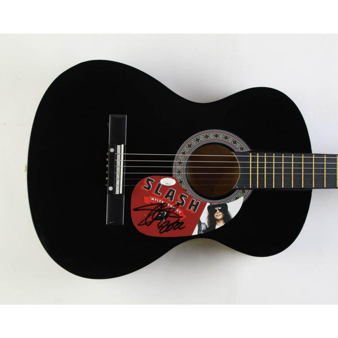 Slash Signed 38" Acoustic Guitar Inscribed "2022" (JSA) (1 of 2)