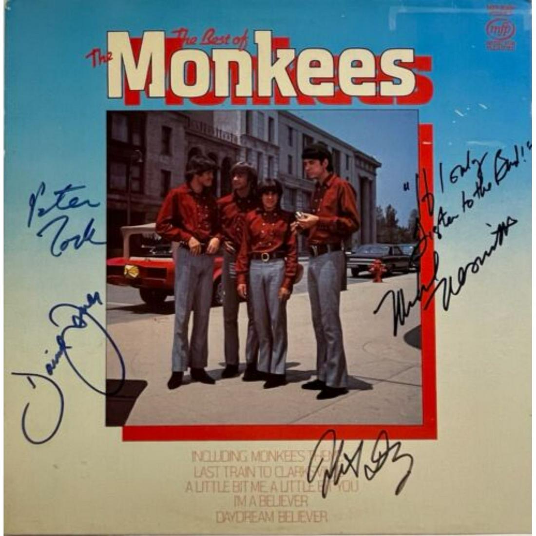 THE MONKEES Signed Album"The Best of the Monkees" JONES NESMITH TORK DOLENZ JSA (1 of 1)