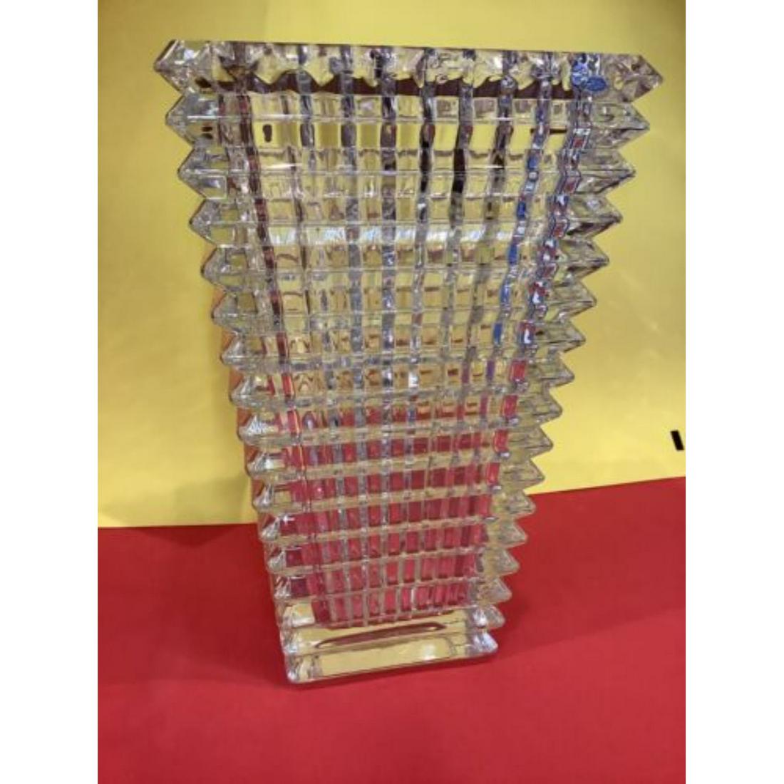 XXL CRYSTAL EYE VASE BACCARAT STYLE H10â€ (1 of 2)