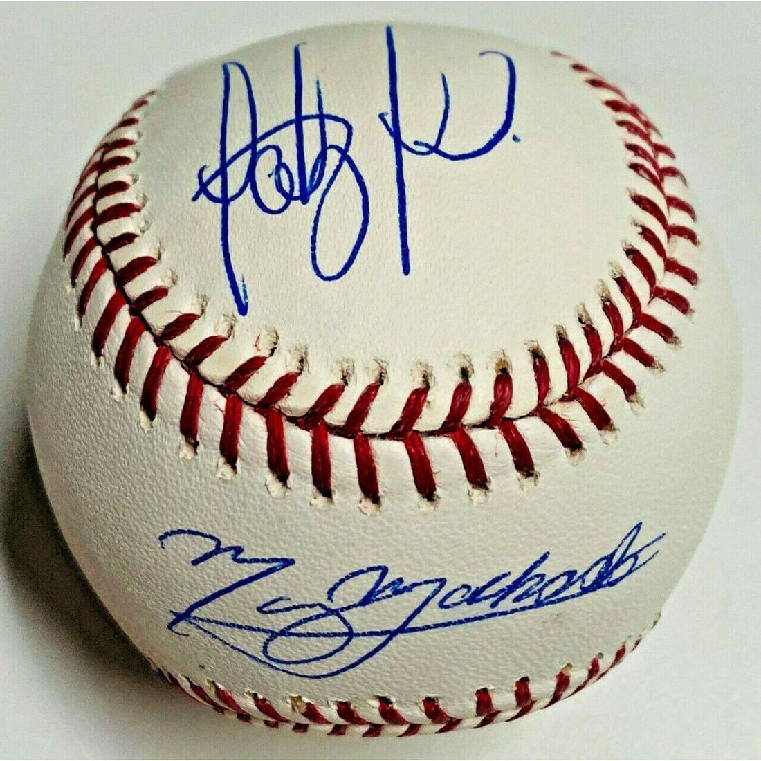 Fernando Tatis & Manny Machado Dual Signed OML Baseball (PSA COA) (1 of 3)