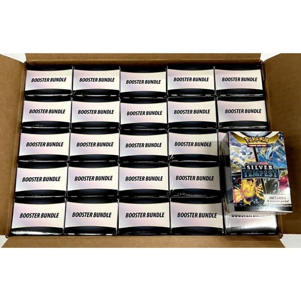 Pokemon TCG Sword & Shield Silver Tempest Factory Sealed Booster Box Case (25x Boxes): Pokemon TCG Sword & Shield Silver Tempest Factory Sealed Booster Box Case (25x Boxes)