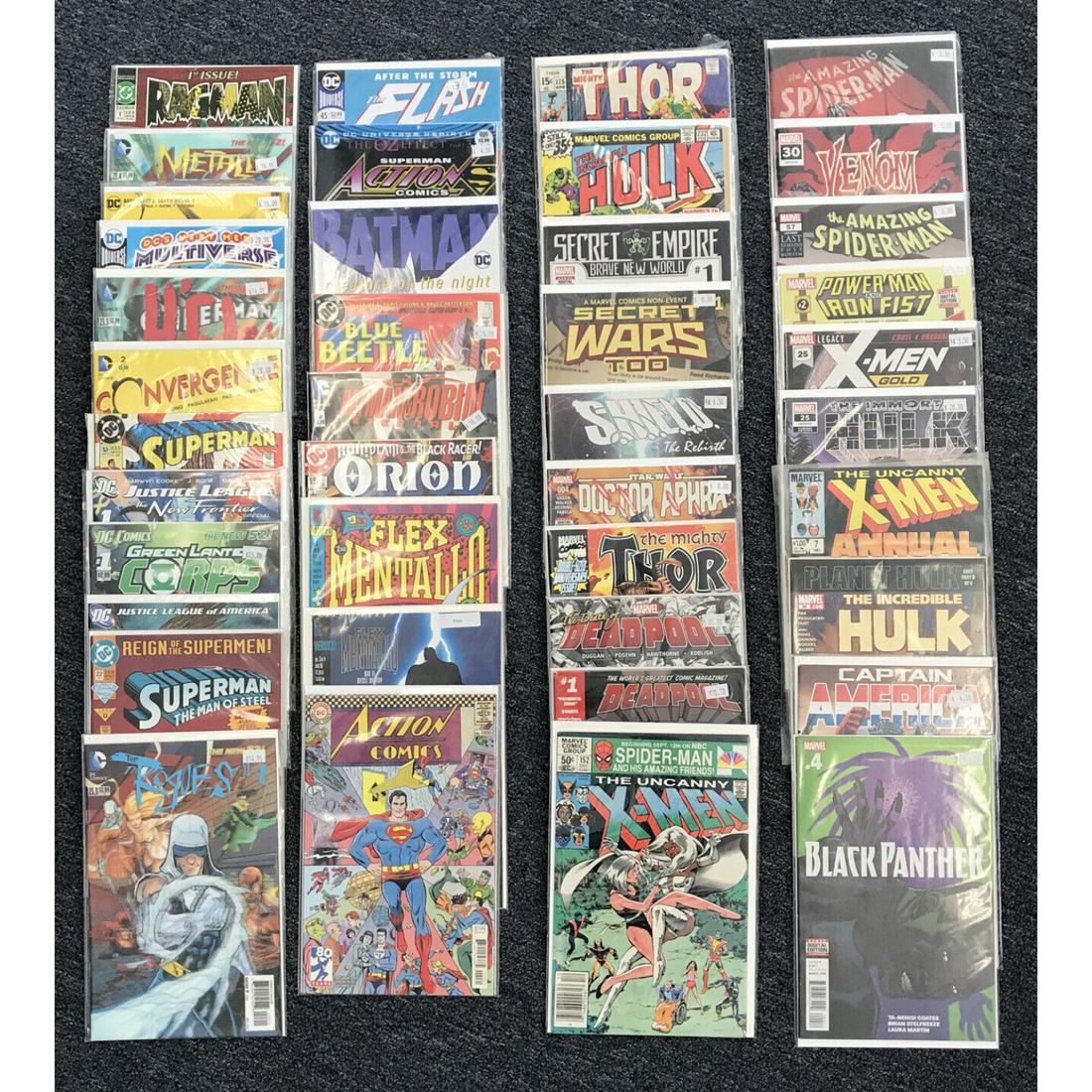 HUGE PREMIUM 25 COMIC BOOK LOT-MARVEL, DC- FREE SHIPPING! ALL BAGGED AND BOARDED (1 of 1)