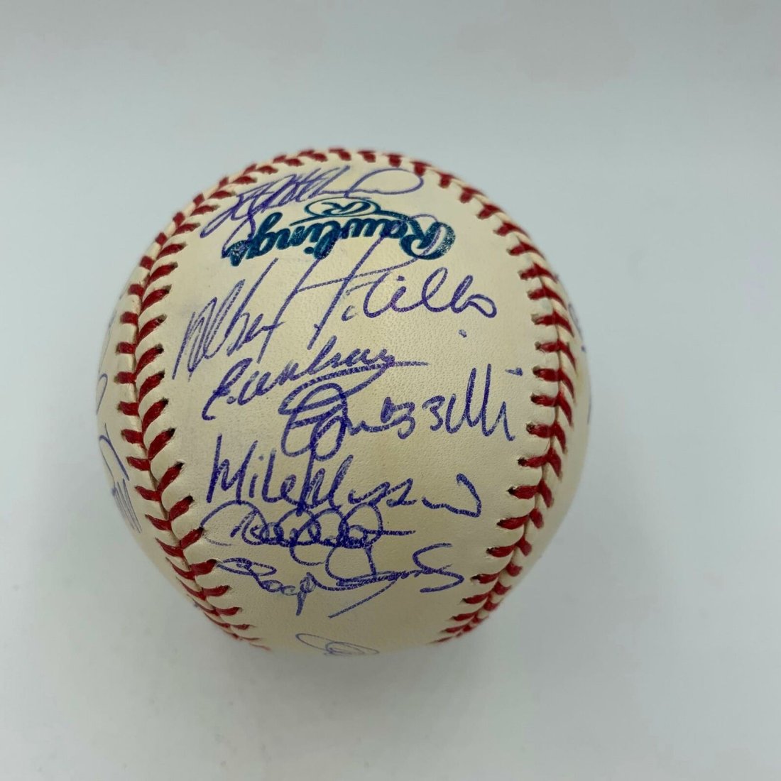 2002 NY Yankees Multi-Signed Baseball With 31 Signatures Including Derek Jeter, Mariano Rivera & Joe (1 of 8)