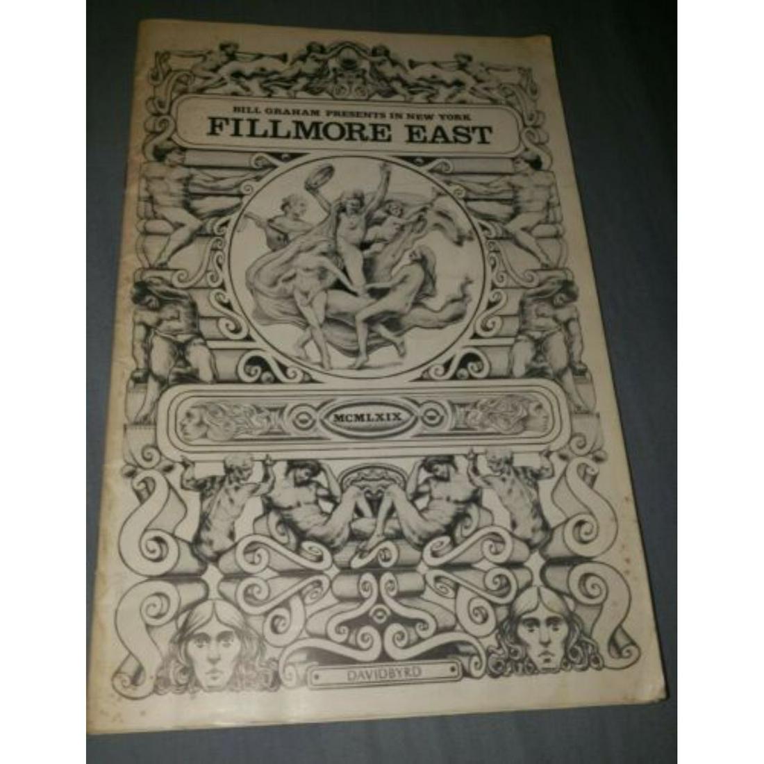 LED ZEPPELIN-John Bonham-1969 Concert Program (Book) (New York-Fillmore East) (1 of 1)