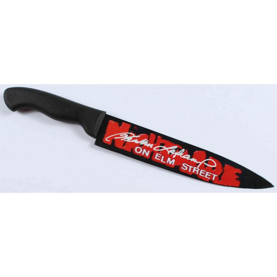 Heather Langenkamp Signed "Nightmare on Elm Street" Steel Knife (PSA) (1 of 2)