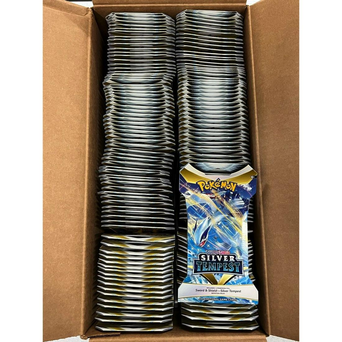 Pokemon TCG Sword & Shield Silver Tempest factory Sealed Booster Pack Case (144x Packs) (1 of 1)