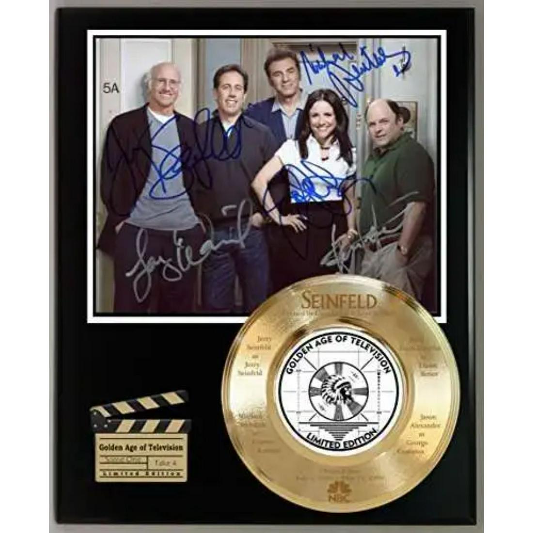 Seinfeld Ltd Edition Replica Signature Laser Etched TV Series Display (1 of 1)