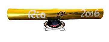 Usain Bolt Signed Gold Baton Rio 2016 Beckett COA (1 of 1)