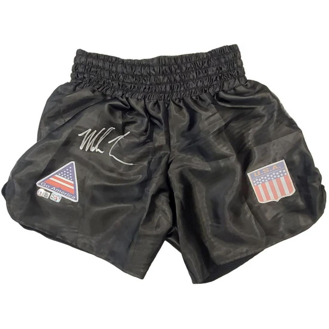 Mike Tyson Signed Boxing Trunks (Beckett COA) (1 of 1)