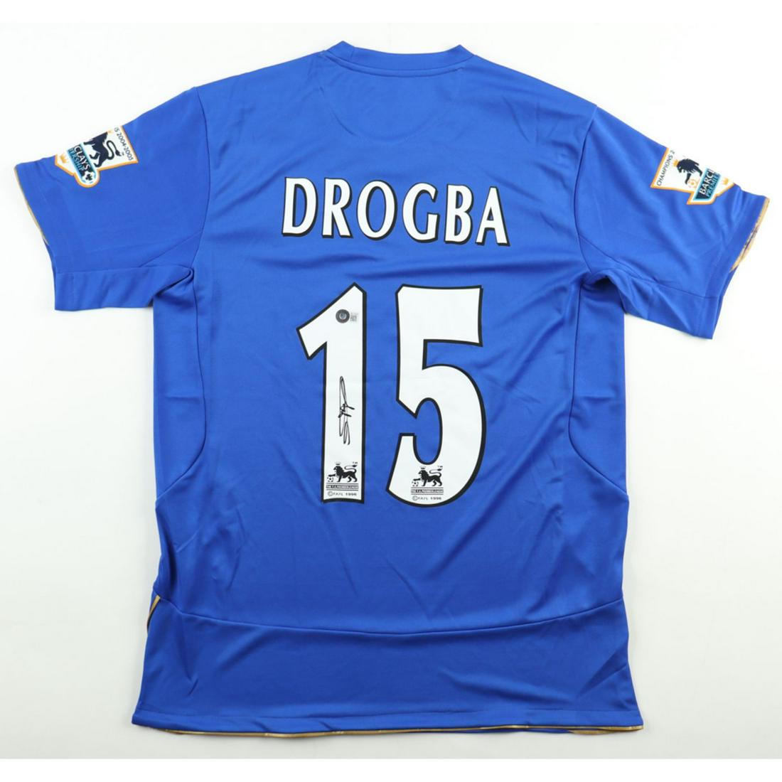 Didier Drogba Signed Chelsea Jersey (Beckett): Didier Drogba Signed Chelsea Jersey (Beckett)