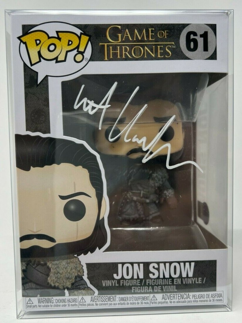 Kit Harington Signed "Game Of Thrones" Funko Pop #61 (Beckett COA): Kit Harington Signed "Game Of Thrones" Funko Pop #61 (Beckett COA)