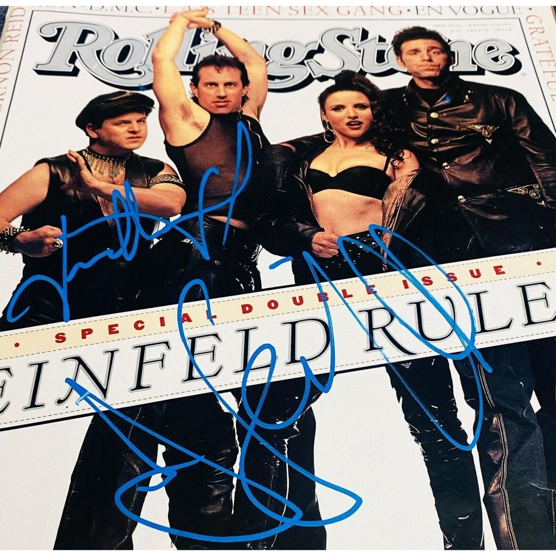 JERRY SEINFELD Show SIGNED by Jerry and Jason Alexanderâ€¦ROLLING STONE MAGAZINE Autographed RARE: JERRY SEINFELD Show SIGNED by Jerry and Jason Alexanderâ€¦ROLLING STONE MAGAZINE Autographed RARE Full Name.