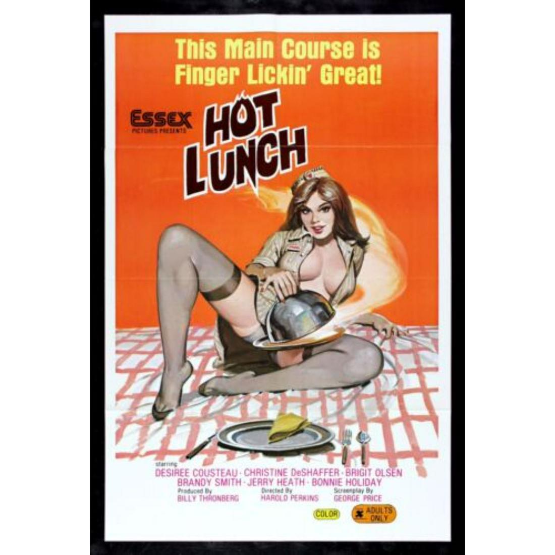 HOT LUNCH MOVIE POSTER 1978 ADULT X RATED KITCHEN FOOD YUMMY (1 of 1)