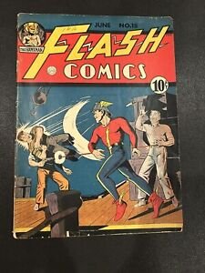 Golden Age Flash Comics #18 1941! 6.0-6.5! Great Condition! (1 of 2)